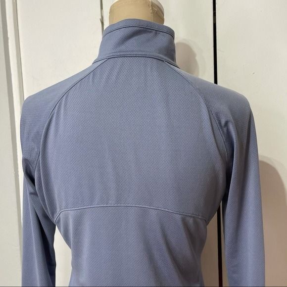 Womens Gap fit full zip Sweater jacket grey Small turtleneck long  sleeve - Picture 11 of 12